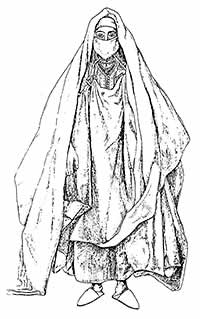 Al Hayek: vestimenta típica de mujer